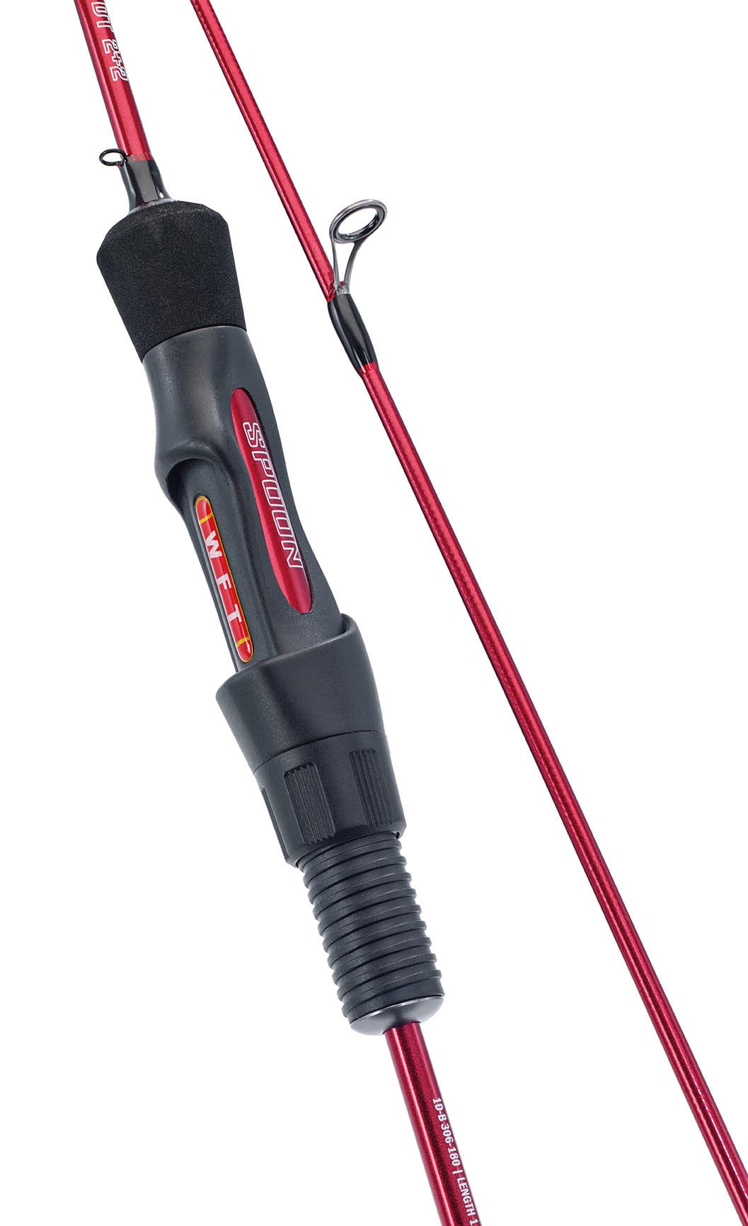 WFT Penzill Spoon DT 2+2, 1,80m, 0,5-5g Rot