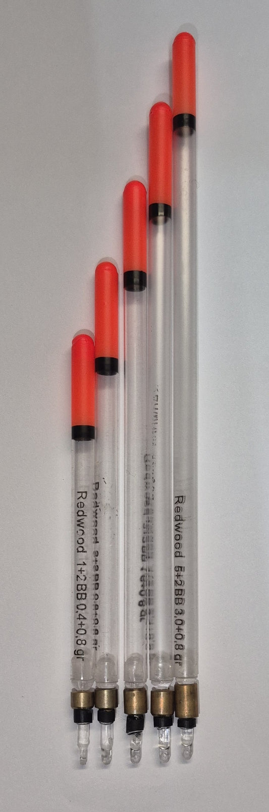 Durchsichtige vorgebleite Posen (Waggler) in 6 Varianten / 5 Stück ab 2,19 €