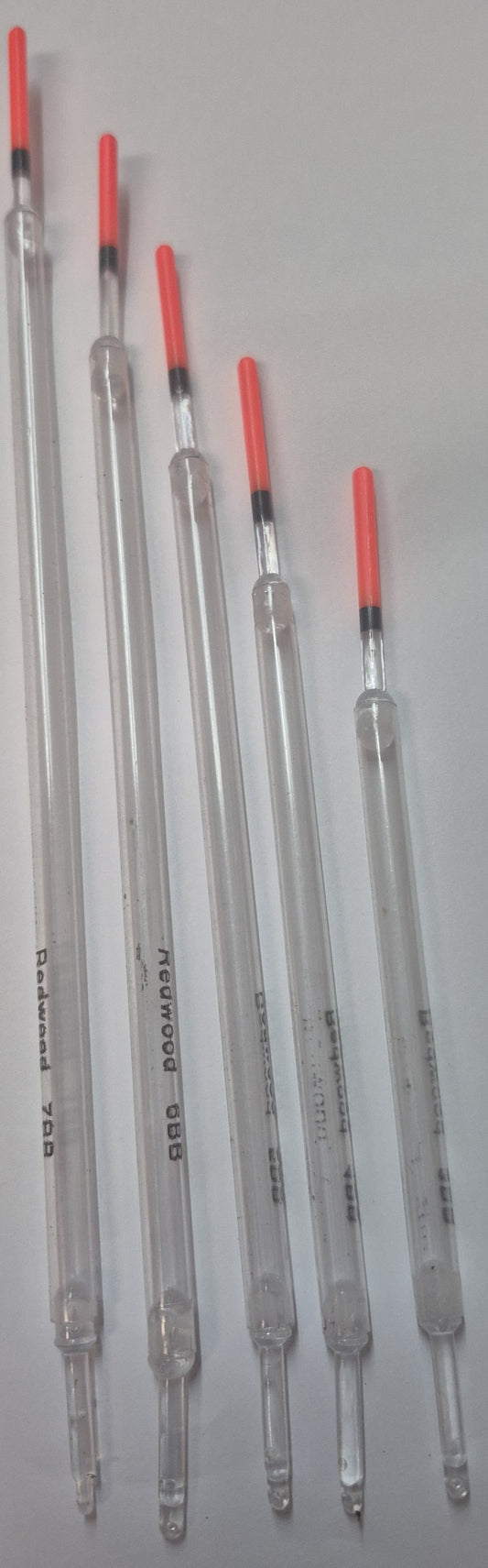 Durchsichtige Posen (Waggler) in 6 Varianten / 5 Stück ab 1,19 €